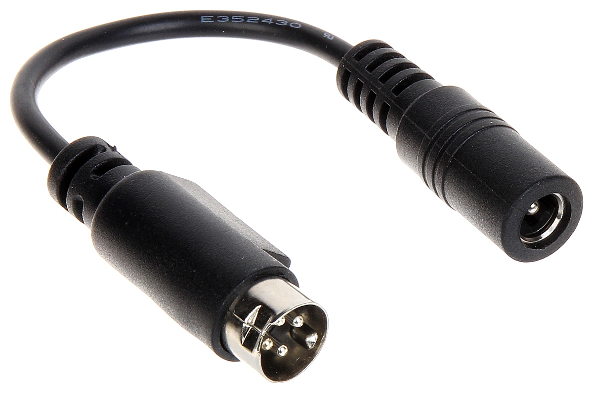 Cablu adaptor DIN4(DVR Hikvision) la mufă DC 2.1/5.5