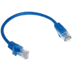 Patchcord UTP Cat.5 albastru - 0.2m  - 1