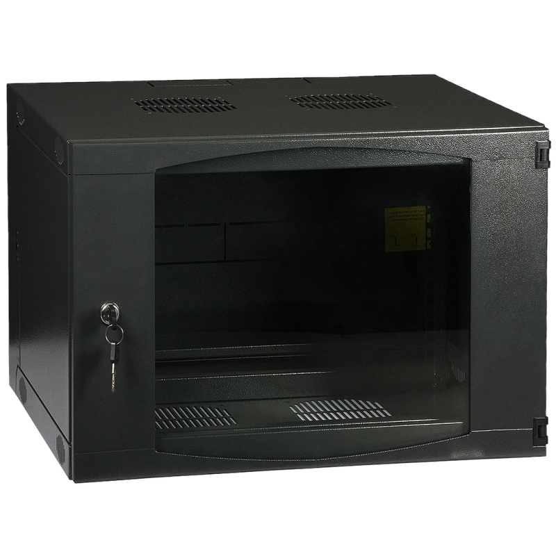 Rack wallmount, cu două deschideri R19-9U/450/2S