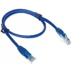 Patchcord UTP Cat.5 albastru - 0.5m - 1