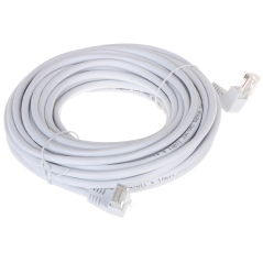Patchcord UTP Cat.5 angular-angular alb - KK/W 10m  - 1