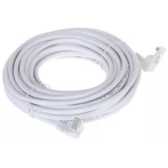 Patchcord UTP Cat.5 angular-angular alb - KK/W 10m - 1