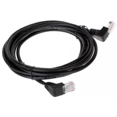 Patchcord UTP Cat.5 angular-angular negru - KK/B 3m - 1