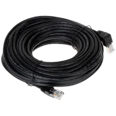 Patchcord UTP Cat.5 drept-angular negru - PK/B 15m  - 1
