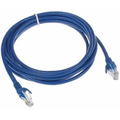 Patchcord UTP Cat.5 albastru - 3m  - 1