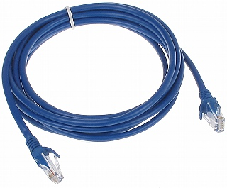 Patchcord UTP Cat.5 albastru - 3m
