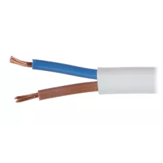 Cablu electric lițat OMY-2X1.5 rotund 300 V cupru intrgral, alb - 1