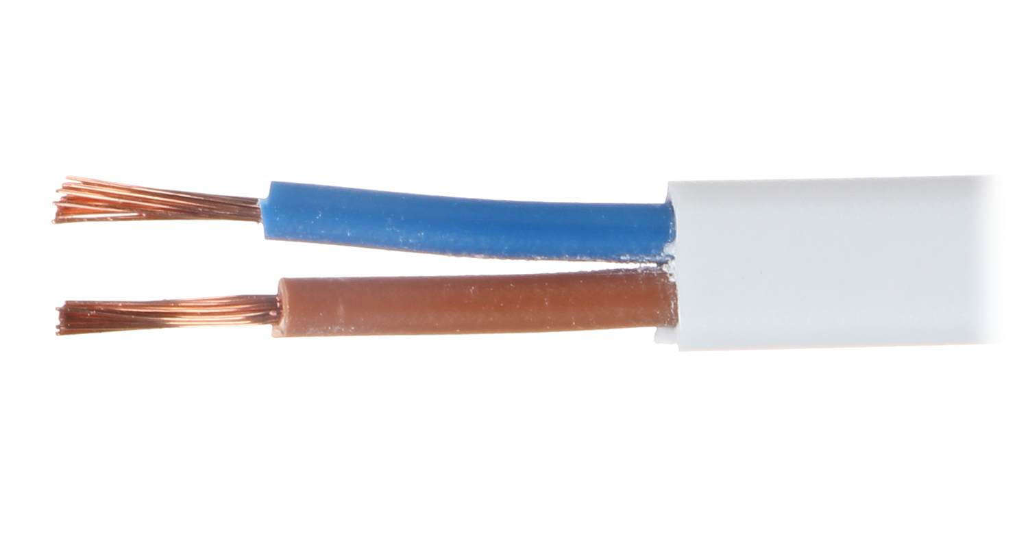 Cablu electric OMYP-2X0.5 plat liţat cupru integral