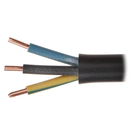Cablu electric negru YKY-3X1.5/200  - 1