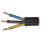Cablu electric negru YKY-3X1.5/200