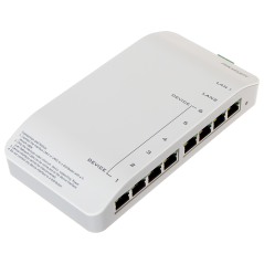 Switch PoE Hikvision DS-KAD606-P, 24 Vdc, 8 W pentru videointerfoane - 1