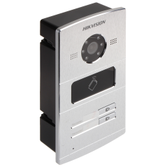 Videointerfon de exterior Hikvision DS-KV8202-IM, 2 familii,1.3 MP, card reader, ingropat - 1