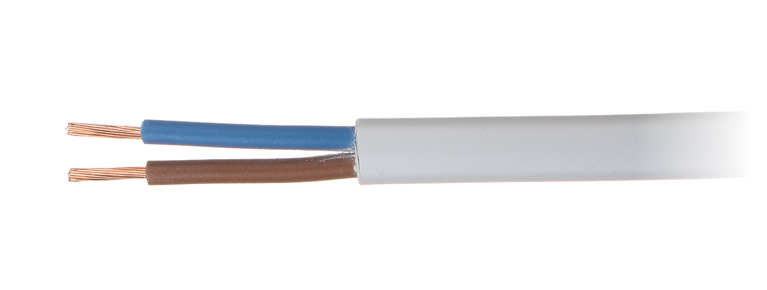 Cablu electric OMYP-2X0.75 plat liţat cupru integral