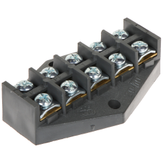 Regletă electrică 5 porturi 6-10 mm² 400V KE-ZPT5-10.0 neagră - 1