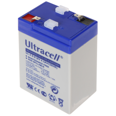 Acumulator 6V/4.5Ah, AGM Ultracell, UL4.5-6 T1 70x47x106mm