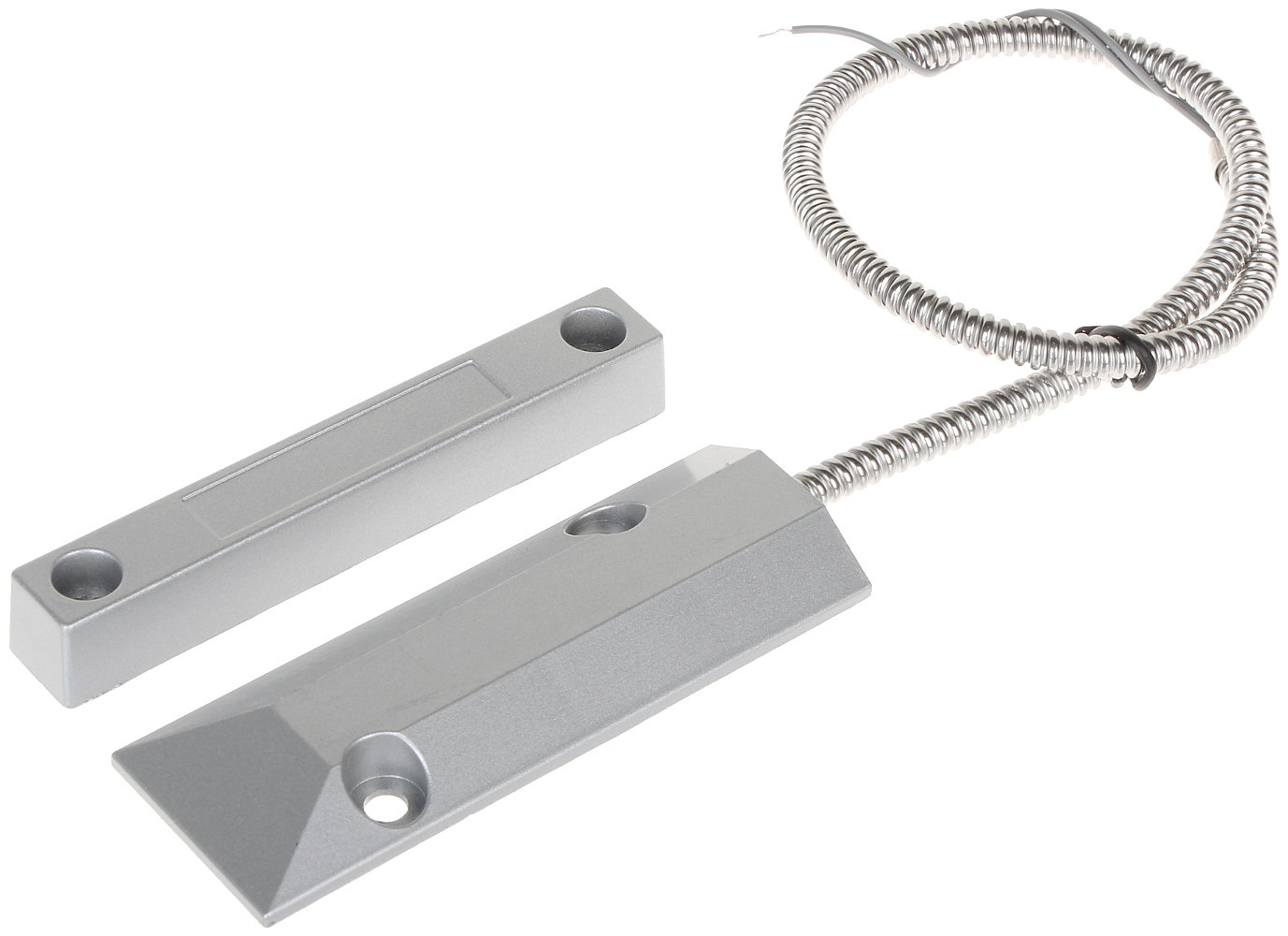 Contact magnetic de exterior 20V/10mA, pentru porți, cablu cu copex metalic