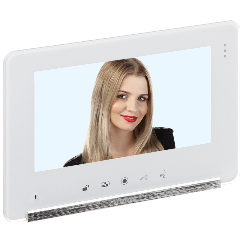 Monitor videointerfon 7" 1280 x 600 M690W-S2 VIDOS alb, analogic, cu memorie apel - 1