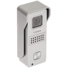 Videointerfon S65 Vidos argintiu 1 abonat, mini, de exterior - 1