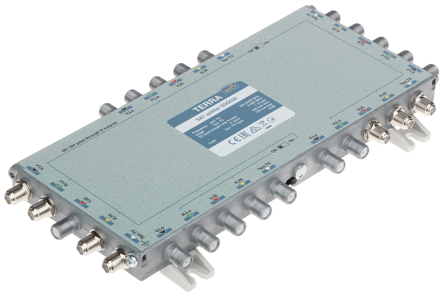 SPLITTER TV/SAT SDQ-508 TERRA