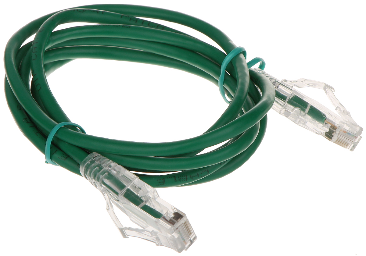 Patchcord UTP Cat.6 verde subțire - G-THIN 1.5m