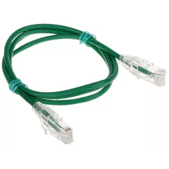Patchcord UTP 1m Cat.6 verde subțire - G-THIN - 1