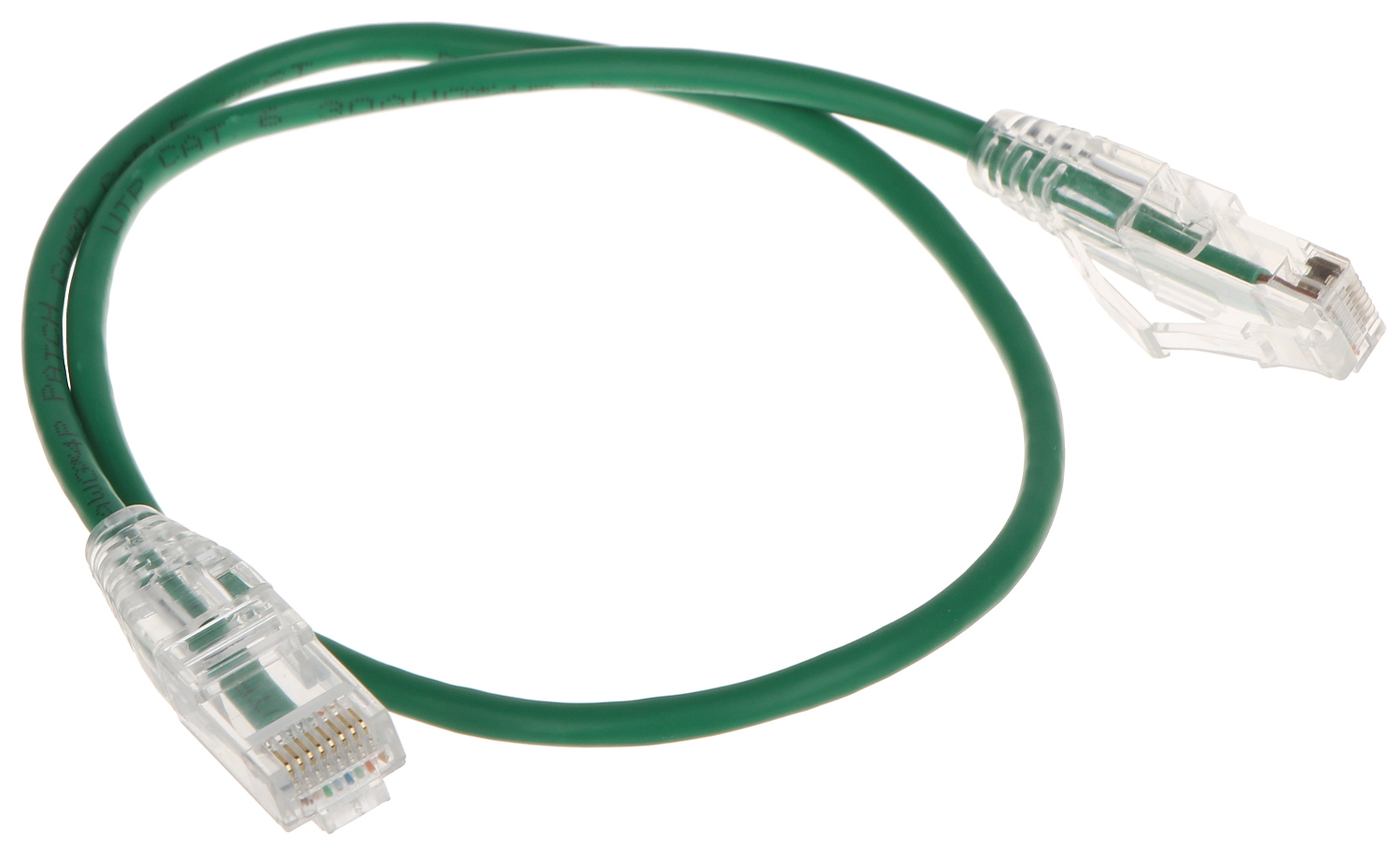Patchcord UTP Cat.6 verde subțire - G-THIN 0.5m