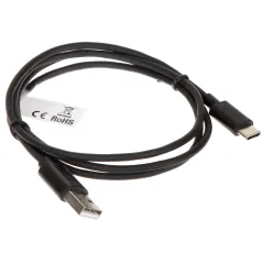 Cablu USB 2.0 USB-C max. 3A negru 1 m  - 1