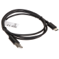 Cablu USB 2.0 USB-C max. 3A negru 1 m