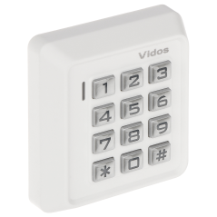 Controller acces autonom RFID+tastatură ZS40W VIDOS, 125 KHz, IP40, alb - 1
