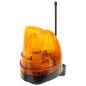 Lampa LED 2W de semnalizare Vidos LS01, 230VAC, flash, IP54, portocaliu