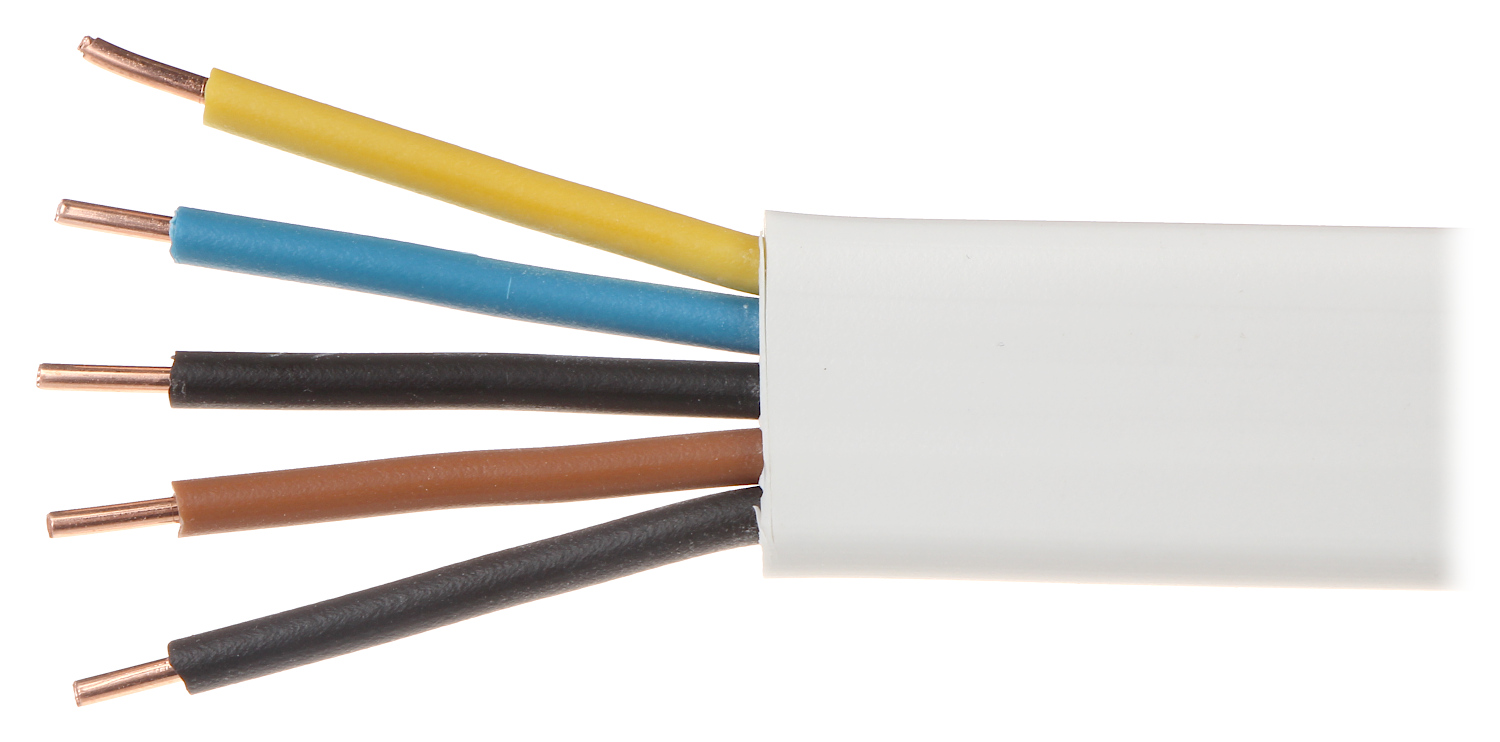 Cablu electric plat YDYP-5X1.5 cupru solid