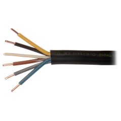 Cablu electric negru YKY-5X2.5 - 1