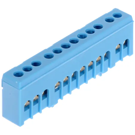 Bloc de distribuție izolat 12x5mm, 63A, Clasă V0, IP20 albastru LP-870N-12FS Simet SIMET - 1