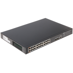 Switch 24 porturi PFS4226-24T-240 Dahua Gigabit PoE+, 2 x Hi-PoE & 2 x 1GbE SFP (240W) - 1