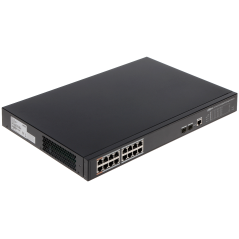Switch 16 porturi PFS4218-16GT-190 Dahua Gigabit PoE+, 2 x Hi-PoE & 2 x 1GbE SFP (190W) - 1