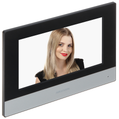 Monitor videointerfon TCP/IP Wireless, Touch Screen TFT LCD 7inch - HIKVISION DS-KH6320-WTE1