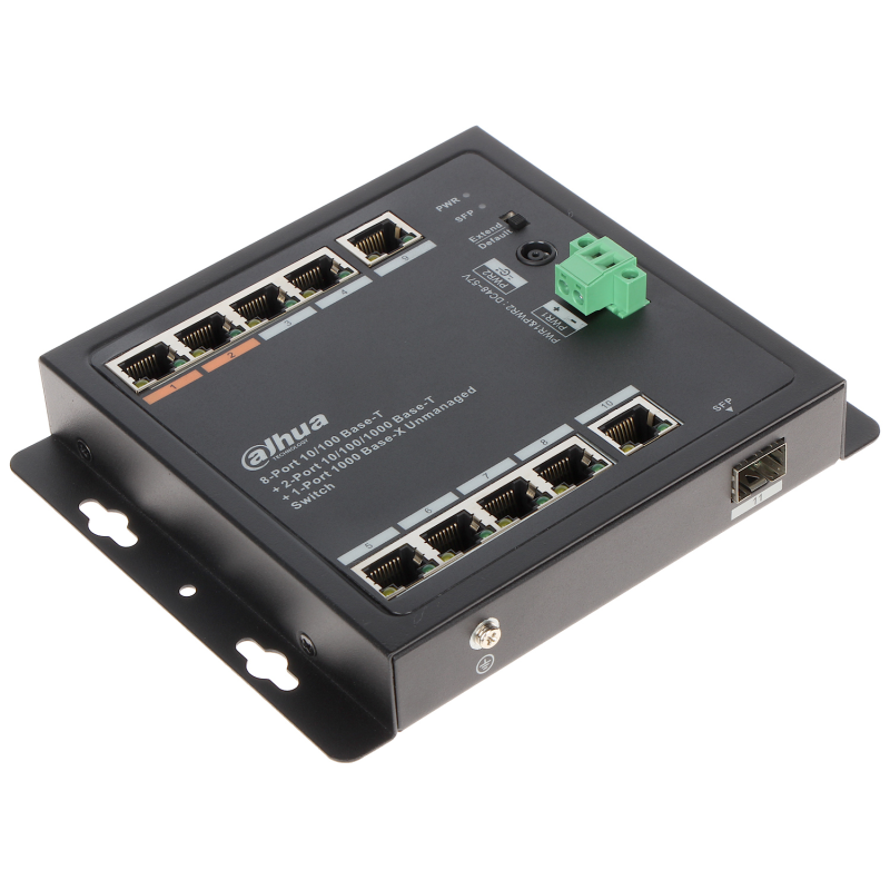 Switch industrial POE PFS3111-8ET-96-F cu 8 porturi DAHUA - 1