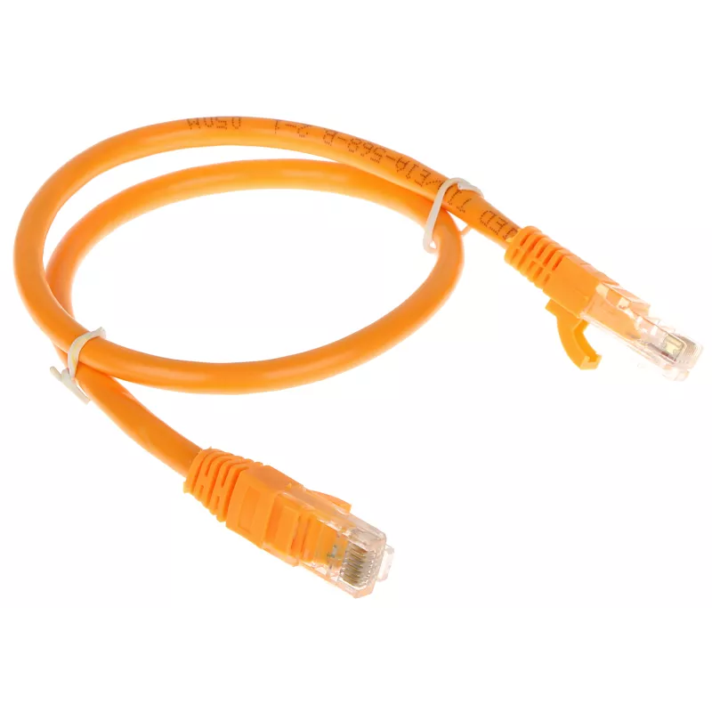 Patchcord UTP Cat.6 portocaliu - 0.5m