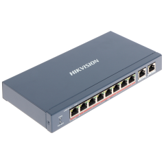 Switch PoE Hikvision DS-3E0310HP-E 8xPoE 100Mbps + 2xUplink 1000Mbps - 1