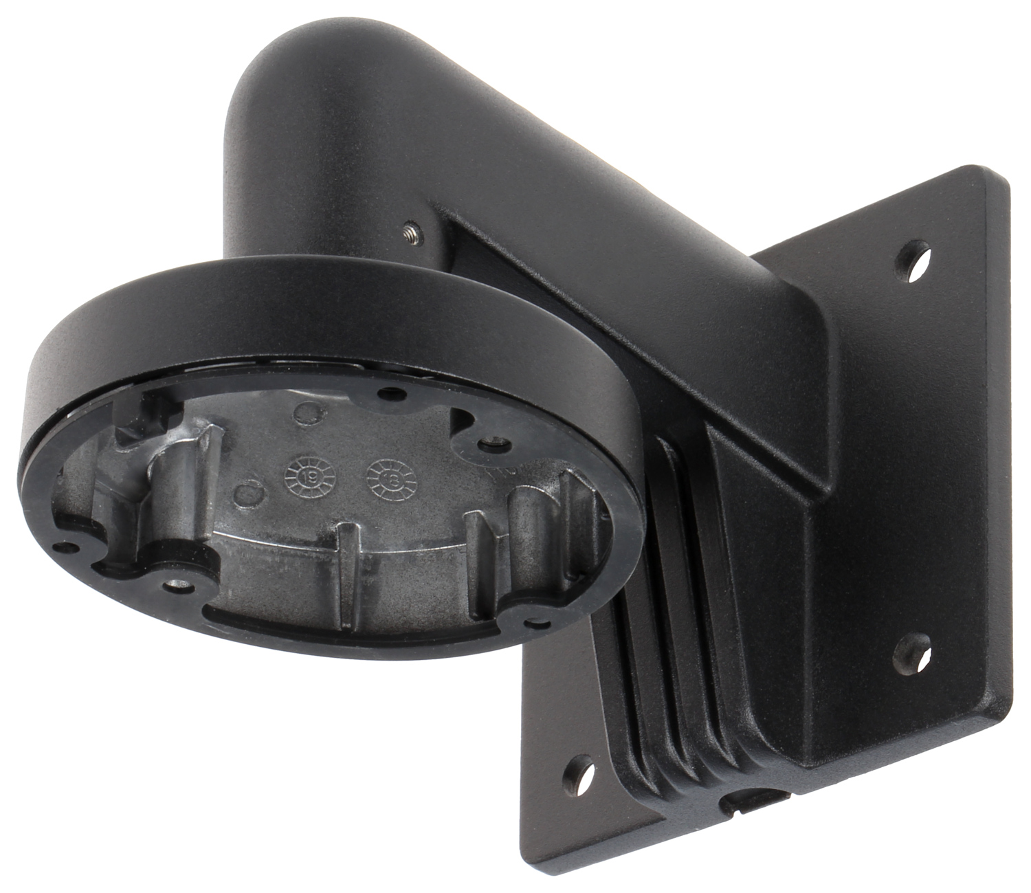 Suport de perete cu doza conexiuni Hikvision DS-1272ZJ-110B material aliaj aluminiu Dimensiuni 110x120x120mm