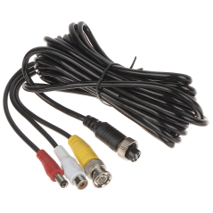 Cablu video auto M12 la BNC + alimentare + audio 5 m AUTONE - 1