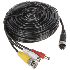 Cablu video auto M12 la BNC + alimentare + audio 10 m AUTONE - 1
