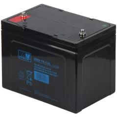 Acumulator 12V/75Ah serie MWP terminal M6 260x170x207mm - 1
