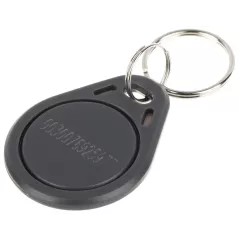 Breloc RFID 125 kHz gri EM4100/4102 cu serie printată 10H13D