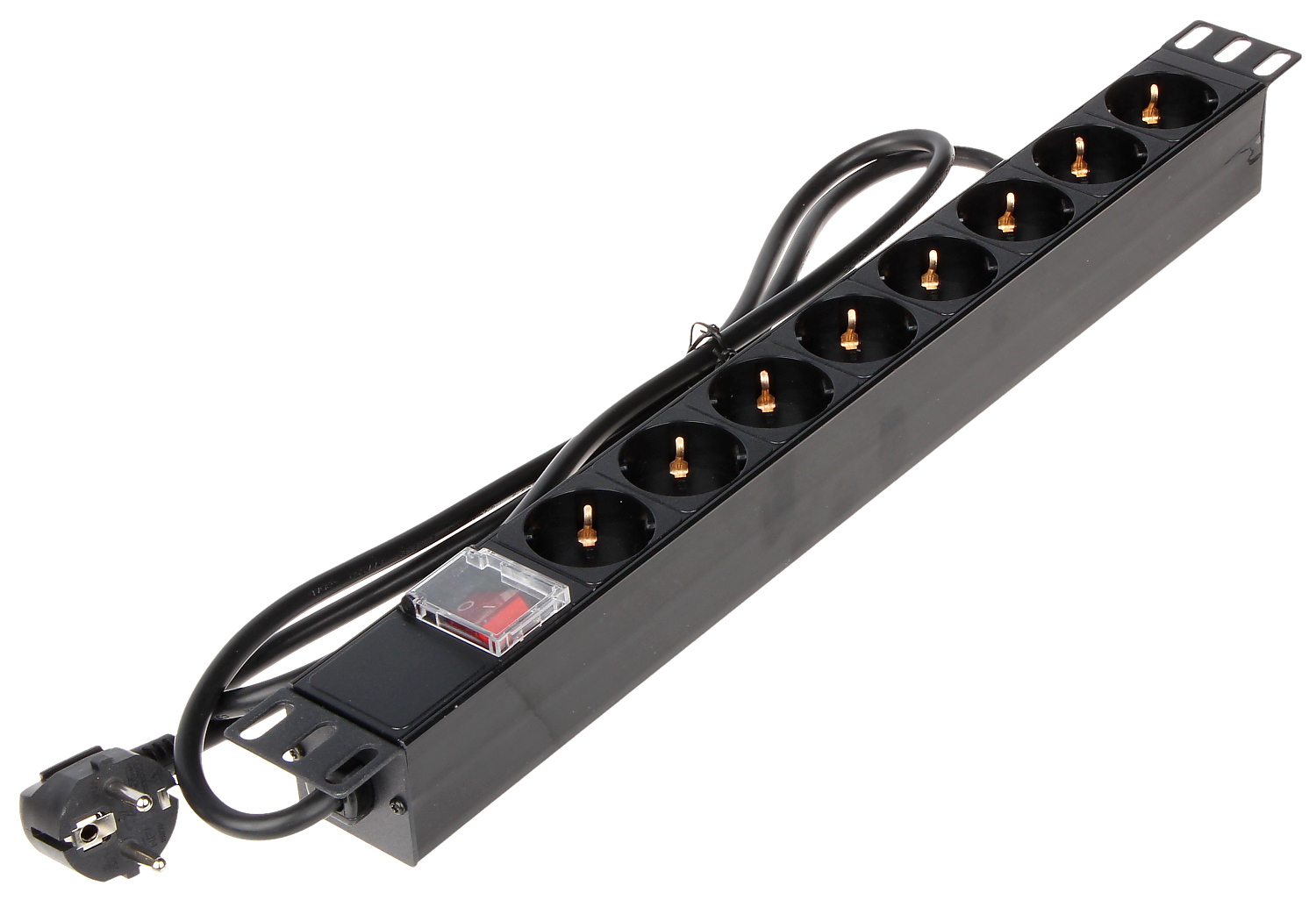PDU 8 prize Schuko cu întrerupător PD-8/RACK-N