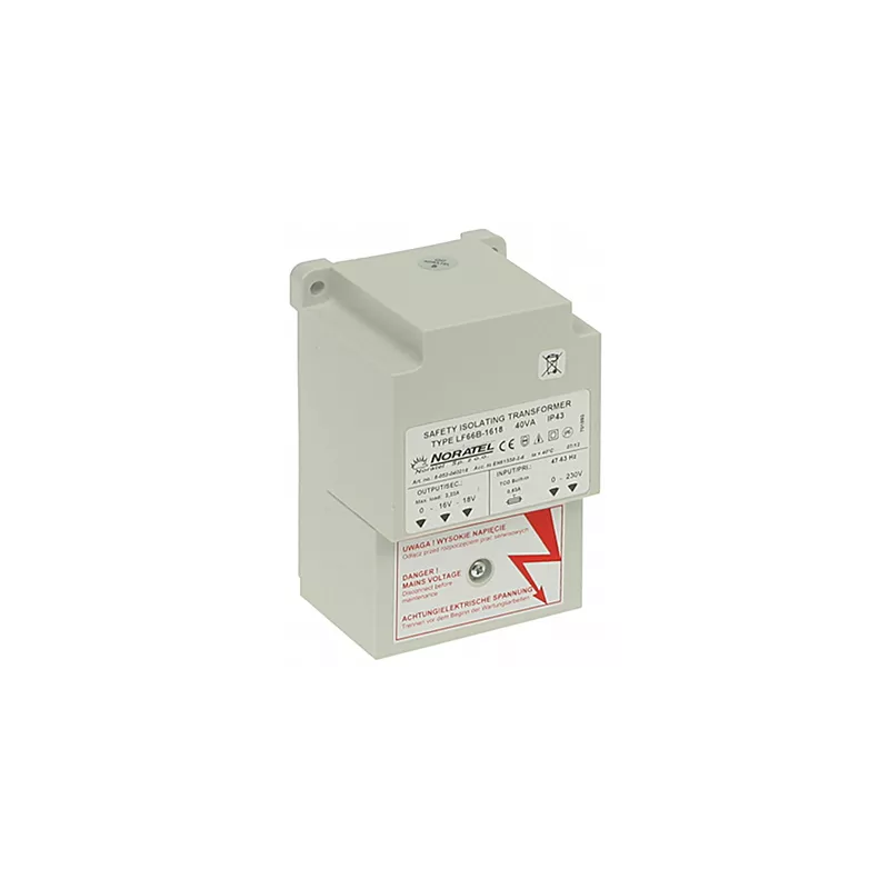 Transformator 16VAC/18VAC TR-40VA/NORATEL Satel