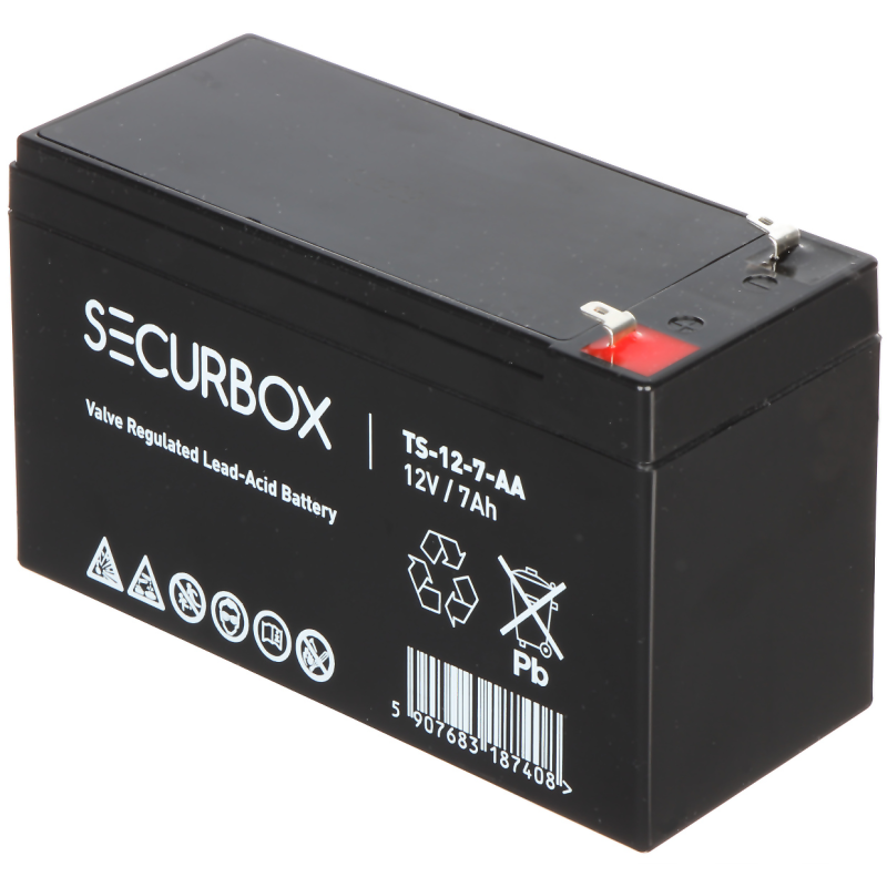 Acumulator UPS 12V 7Ah serie Securbox 151x65 x93 mm - 1