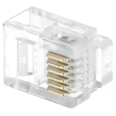 Mufă cablu telefon RJ12 6 pini (100 buc) - 1