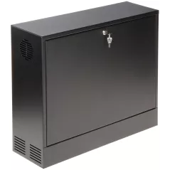 Rack slim 19 inchi 3U montaj pe perete 580x500x180 negru vertical R19-3U/350/B - 1
