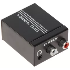Convertor audio digital(SPDIF/coax) - analogic(RCA) DA/AU-3 - 1